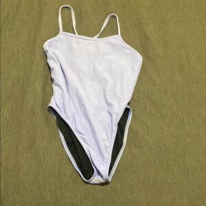 Jolyn Purple and Black One Piece Swimsuit Athletic Design